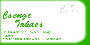 csenge takacs business card